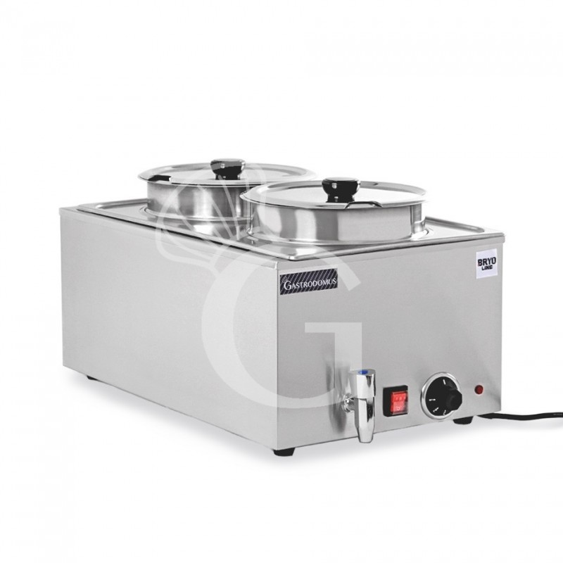 Bain-Marie (B 335 x T 535 x H 320 mm), 2 Becken (je 7 Liter), 1200 W