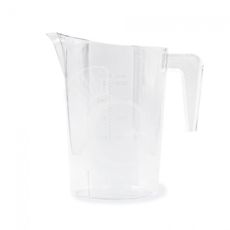 STAPELBARER MESSBECHER AUS POLYCARBONAT, 3 L STAPELBARER MESSBECHER AUS POLYCARBONAT, 3 L