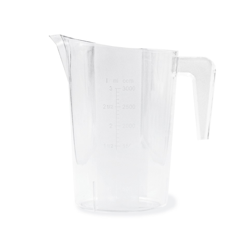STAPELBARER MESSBECHER AUS POLYCARBONAT, 3 L