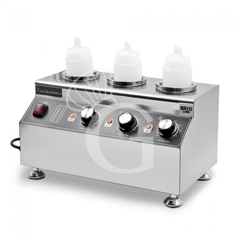 Saucenwärmer für 3 Flaschen (650 ml), elektrisch