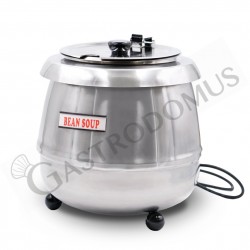 Suppenkessel / Suppenwärmer / Suppentopf (10 Liter), Edelstahl, Ø 340 mm, H 350 mm