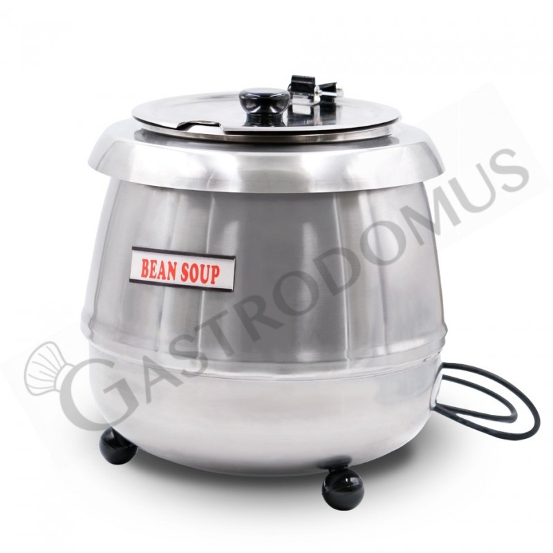 Suppenkessel / Suppenwärmer / Suppentopf (10 Liter), Edelstahl, Ø 340 mm, H 350 mm