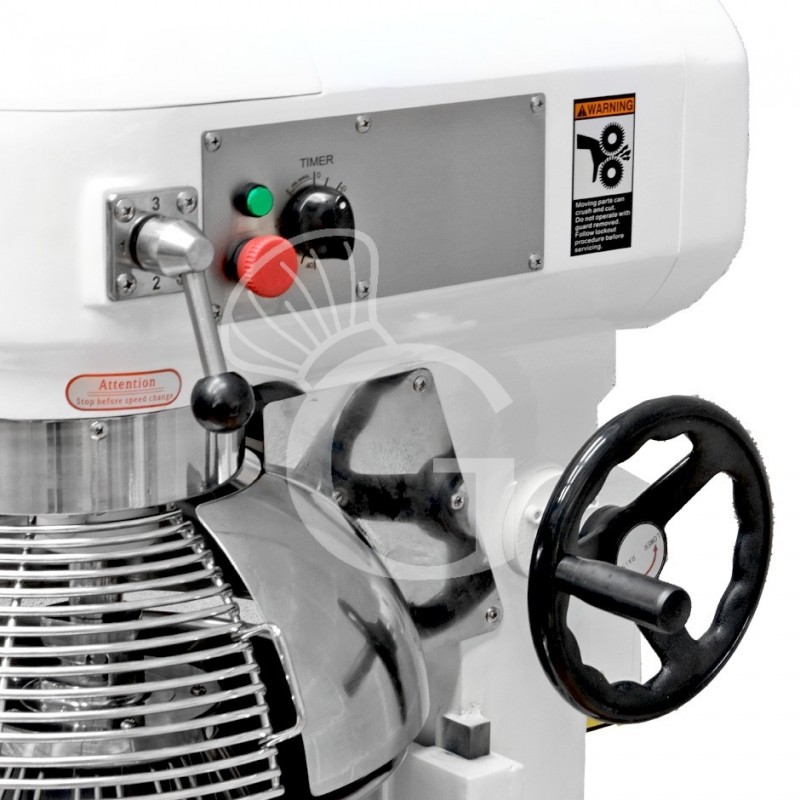Tisch-Planetenrührmaschine, fester Kopf, 30 L, dreiphasig, 3 Geschwindigkeiten