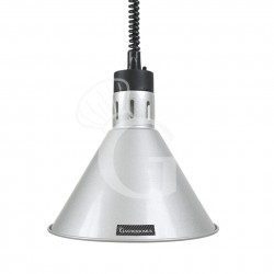 Wärmelampe/Buffetlampe, silber, Ø 270 mm, weißes Licht