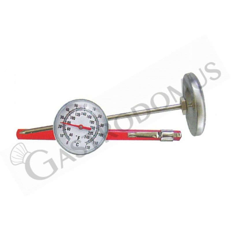 Thermometer mit Sonde und Hülle, mechanisch, 0°C/+120°C