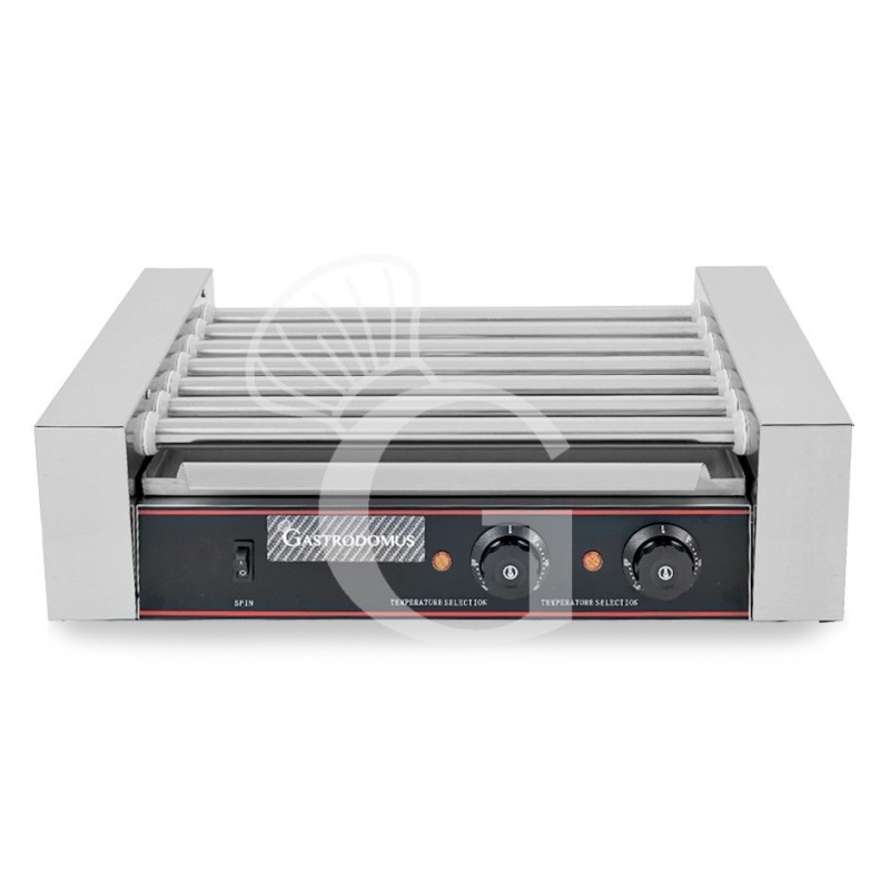 Hot Dog Grill, 7 Rollen, 1400 W, B 580 mm x T 330 mm x H 215 mm