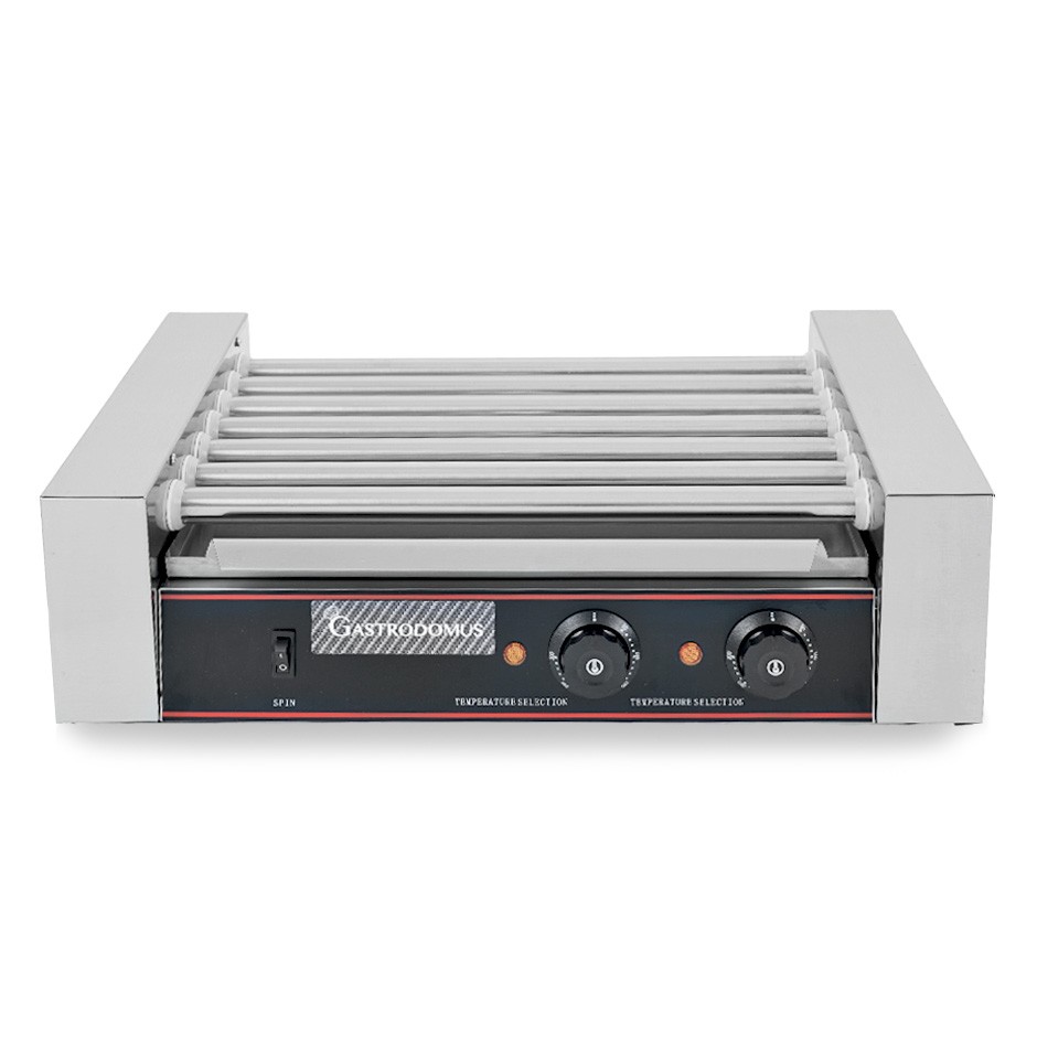 Hot Dog Grill, 7 Rollen, 1400 W, B 580 mm x T 330 mm x H 215 mm