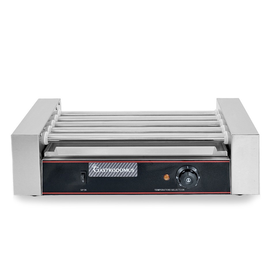 Hot Dog Grill, 5 Rollen, 1000 W, B 580 mm x T 250 mm x H 215 mm