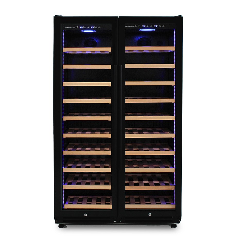 EINBAU-WEINKÜHLSCHRANK, WEINKLIMASCHRANK (800 L) 20 FÄCHER, 306 FLASCHEN, TEMPERATUR +5°C/+20°C