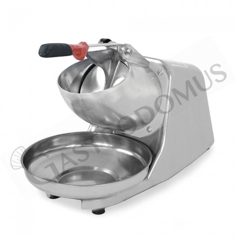 Professioneller Einphasen-Eiscrusher mit einer Kapazität von 65 Kg/h und einer Leistung von 0,3 Kw