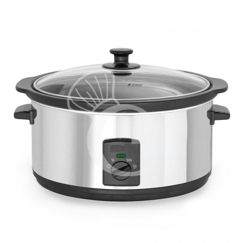 Speisenwärmer / Warmhaltetopf für Suppen (6,5 Liter), oval, B 419 mm x T 295 mm x H 253 mm, 320 W Speisenwärmer / Warmhaltetopf für Suppen (6,5 Liter), oval, B 419 mm x T 295 mm x H 253 mm, 320 W