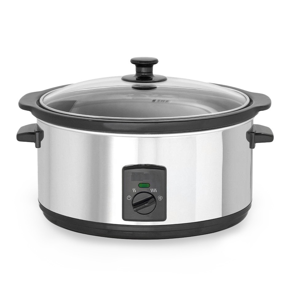 Speisenwärmer / Warmhaltetopf für Suppen (6,5 Liter), oval, B 419 mm x T 295 mm x H 253 mm, 320 W