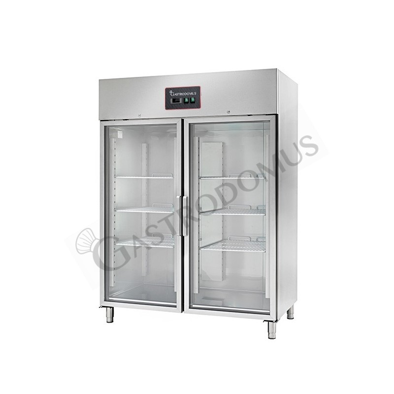 Kühlschrank (1333 Liter), Umluftkühlung, 2 Glastüren, -2°C /+8°C