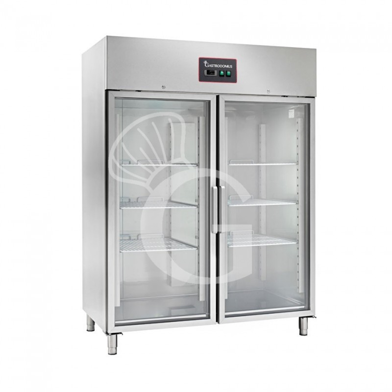 Kühlschrank (1333 Liter), Umluftkühlung, 2 Glastüren, -2°C /+8°C