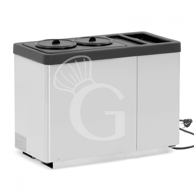 Elektrischer Weinkühler/Schnellkühler, Tischgerät, für 2 Flaschen, B 605 mm x T 283 mm x H 445 mm