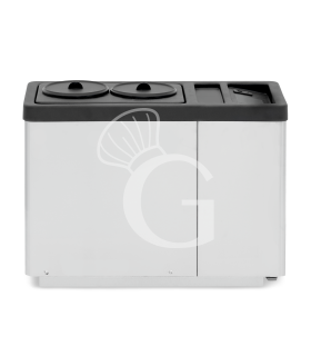 Elektrischer Weinkühler/Schnellkühler, Tischgerät, für 2 Flaschen, B 605 mm x T 283 mm x H 445 mm
