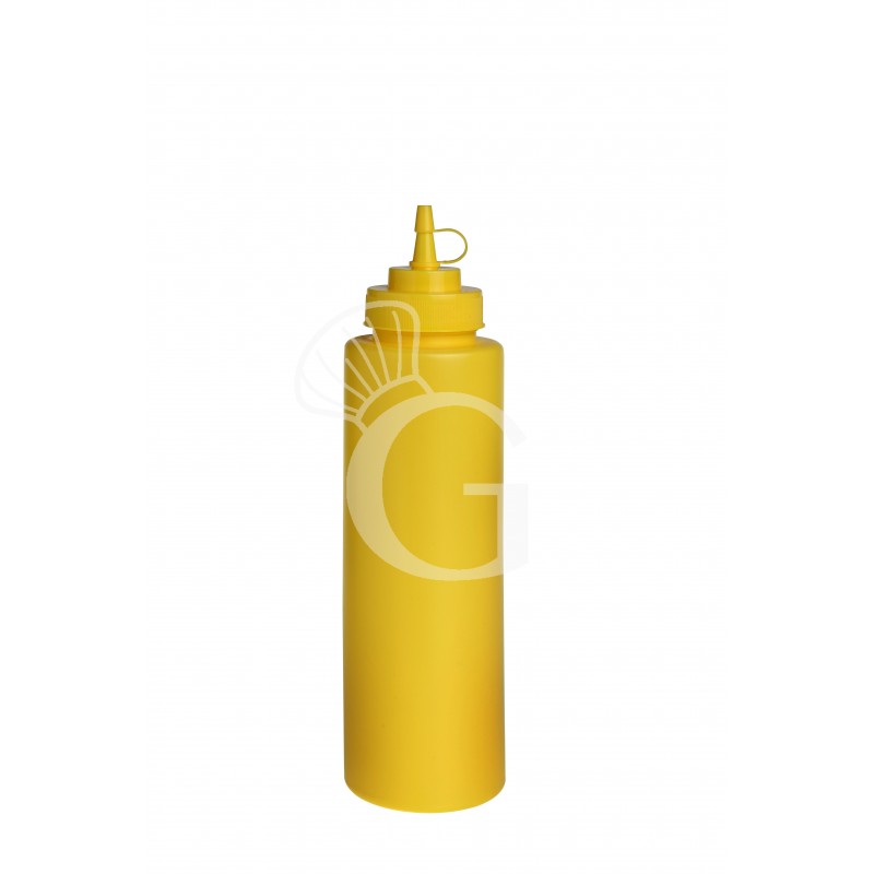 Quetschflasche / Saucenflasche, gelb, 340 gr.