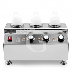 Saucenwärmer für 3 Flaschen (650 ml), elektrisch