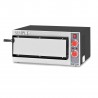 Elektro-Pizzaofen, 1 Backkammer, für 1 Pizza (Ø 320 mm), mechanische Steuerung, Temperatur 320°C, 1,6 KW