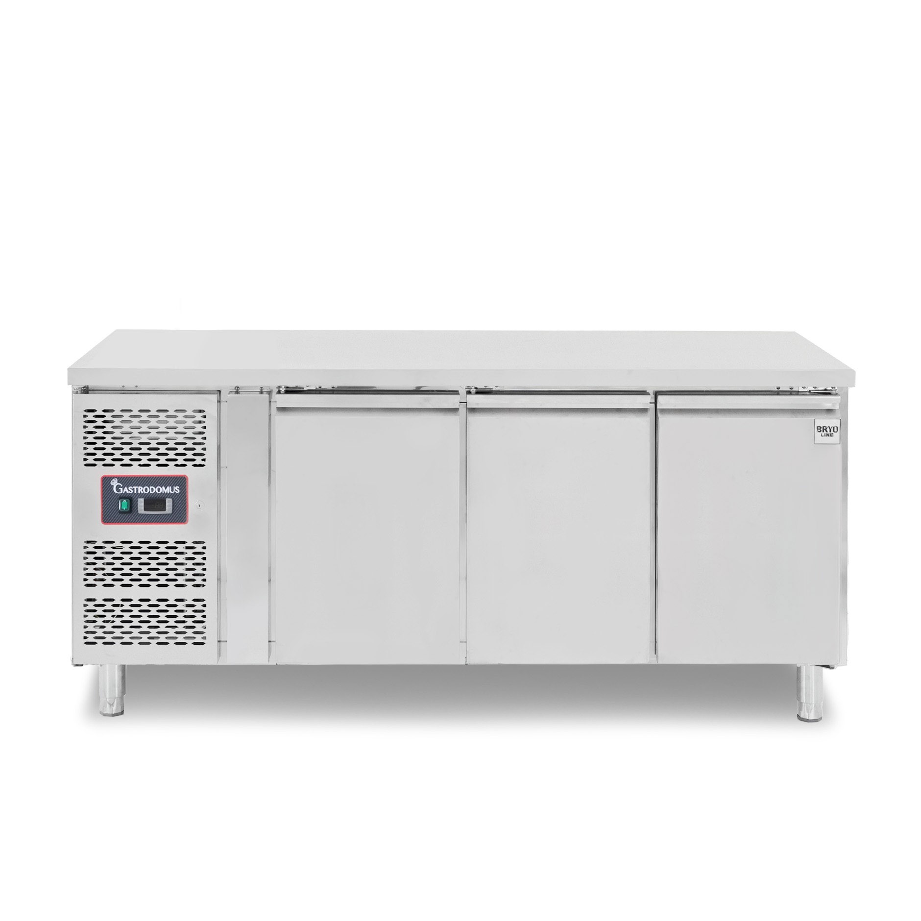 Kühltisch, 3-türig, T 600 mm, +2°C/+8°C, Motor links, Energieklasse B