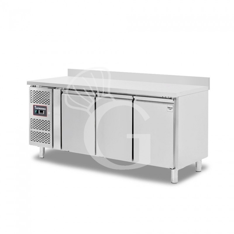 Kühltisch, 3-türig, T 600 mm, +2°C/+8°C, Motor links, Energieklasse B