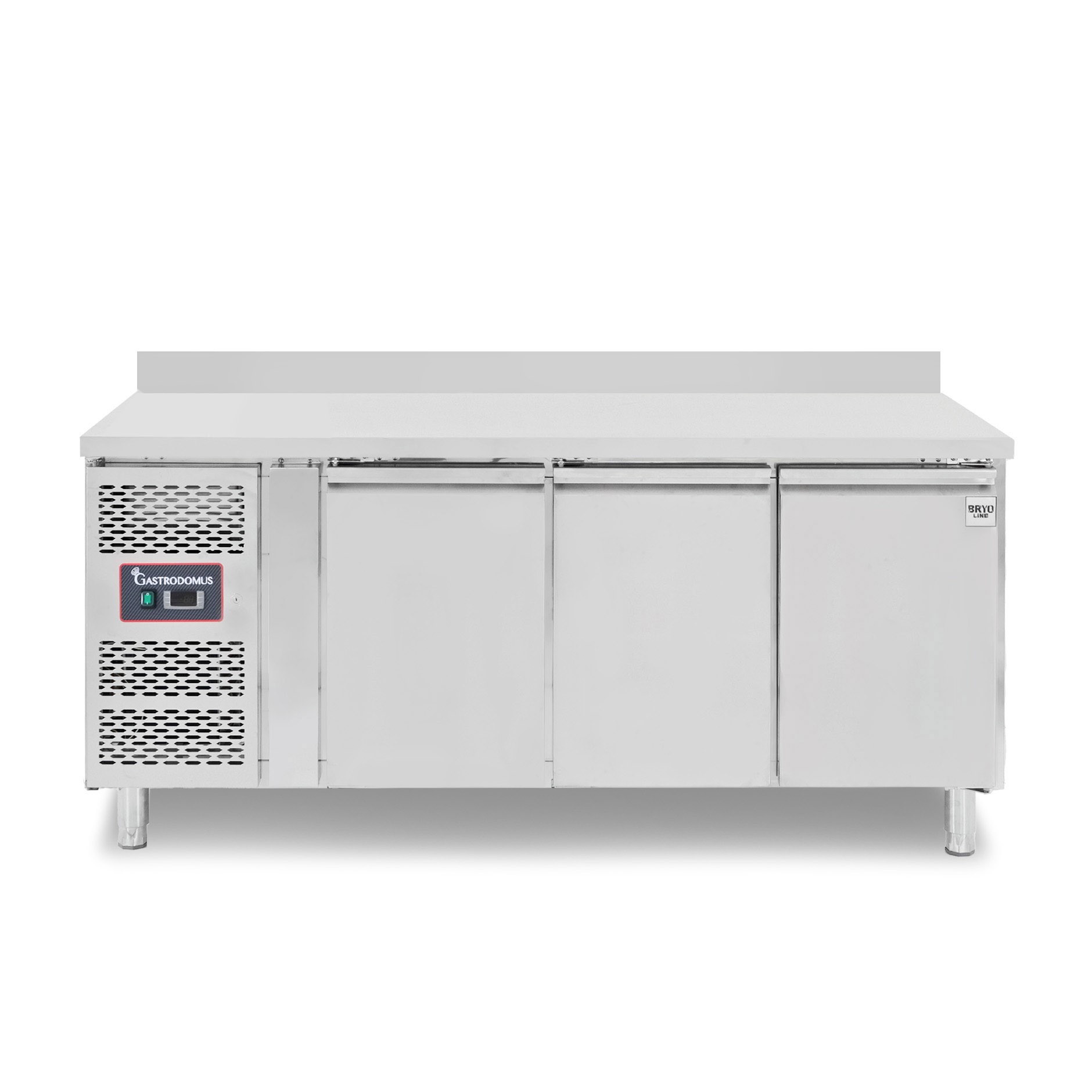 Kühltisch, 3-türig, T 600 mm, +2°C/+8°C, Motor links, Energieklasse B