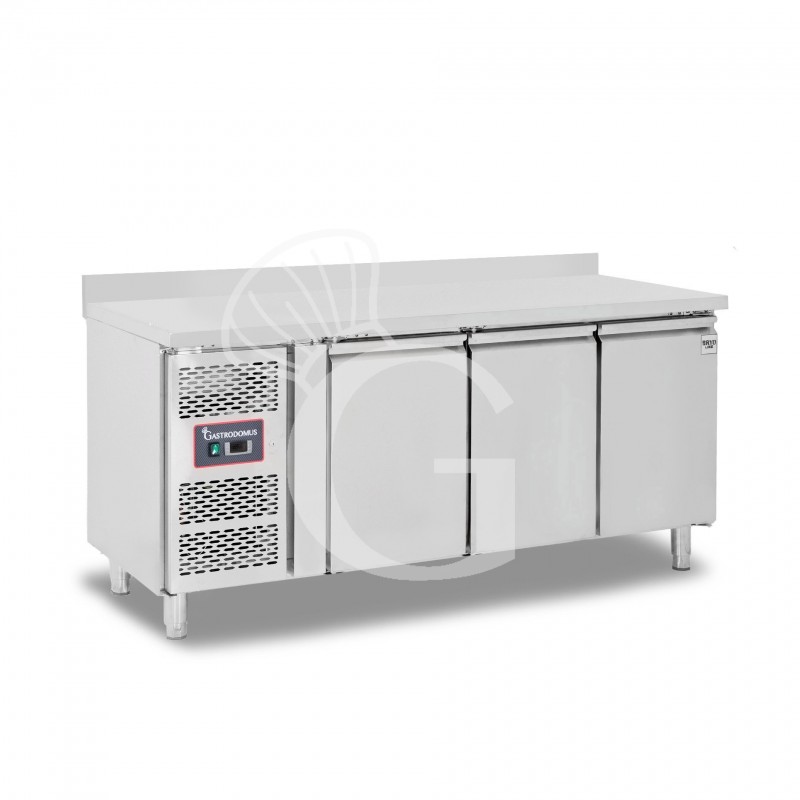 Kühltisch, 3-türig, T 600 mm, +2°C/+8°C, Motor links, Energieklasse B