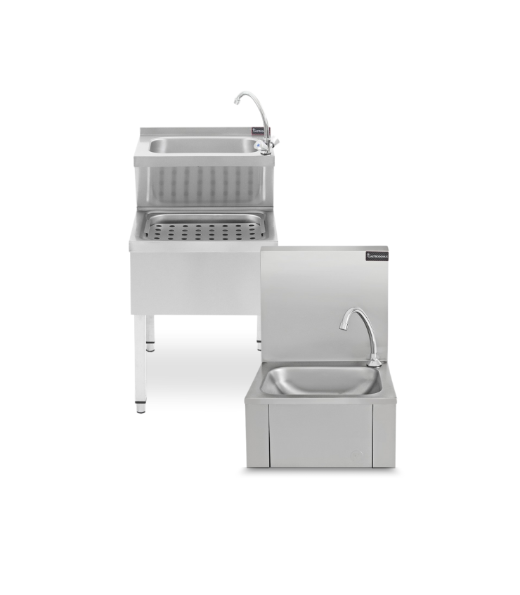 Professionelle Handwaschbecken aus Edelstahl - Produktkatalog 