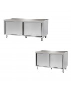 Arbeitsschränke mit Schiebe- oder Flügeltüren, T 700 mm