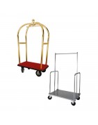 Kofferwagen und Kleiderständer für Hotels 