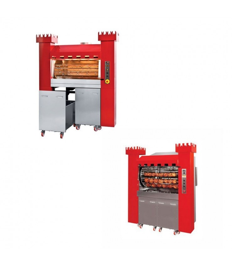 Holzbeheizte Hähnchengrills - Modellserie "TORRE"