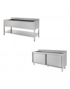 Topfspühltische/-schränke, T 600 mm