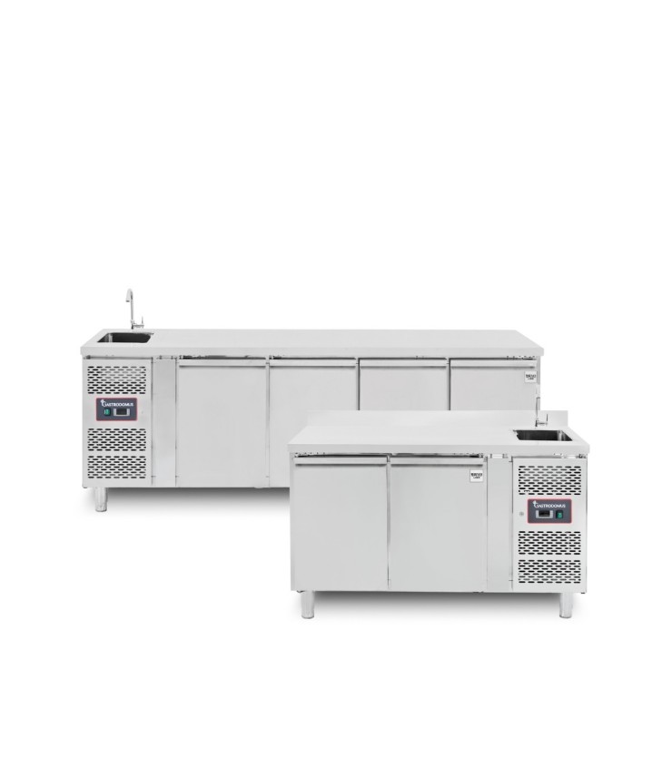 Tavoli Refrigerati Con Lavello Per la Ristorazione