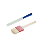 Schaber, Löffel, Pinsel & Paletten