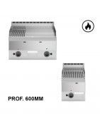 Gas-Bratplatten, T 600 mm