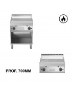 Gas-Bratplatten, T 700 mm