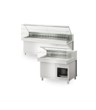Banchi bar refrigerati con vetrina