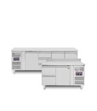 Tavoli refrigerati con cassetti