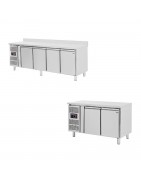 Kühltische mit linksseitigem Motor, T 600 mm