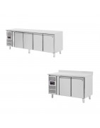 Kühltische mit linksseitigem Motor, T 700 mm