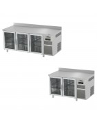 Kühltische mit Glastüren